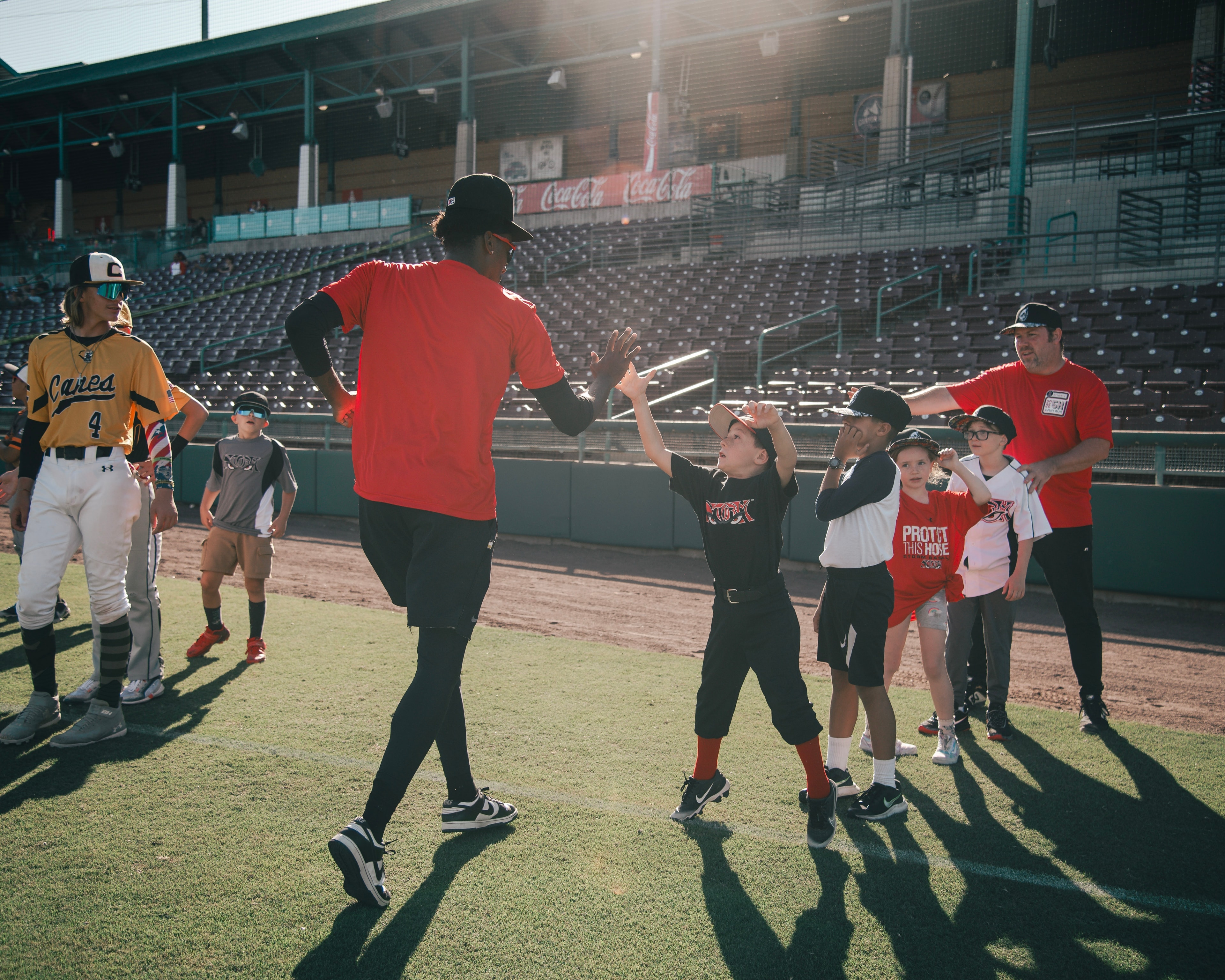 Serve 1st coaching team with youth athletes